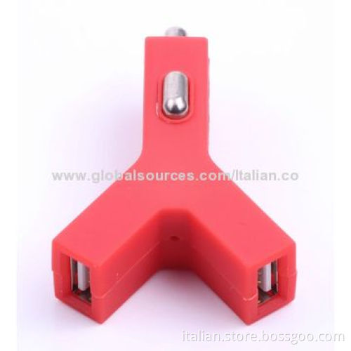 5V 2.1A two USB port car charger